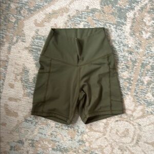 Olive Green Women's Shorts